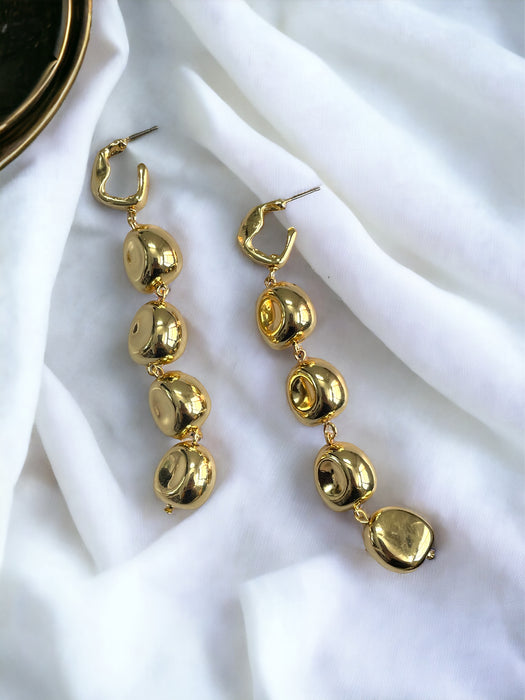 Bold Bronze Dangler Earrings