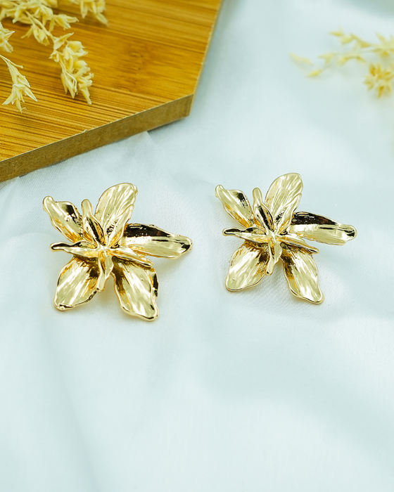 Goldleaf Bloom Earrings