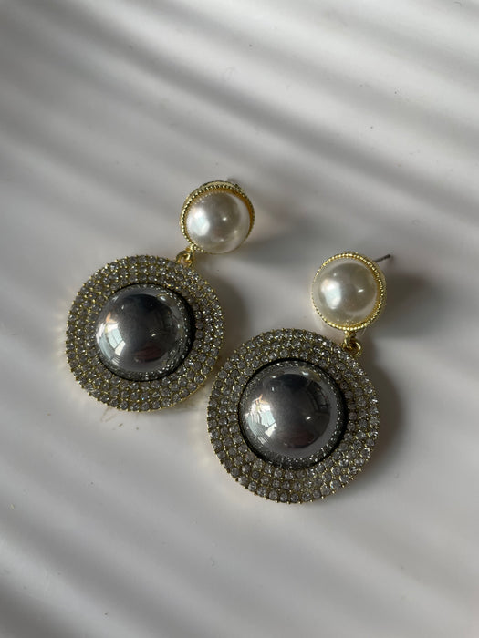 Delicate Pearl Drop Earrings