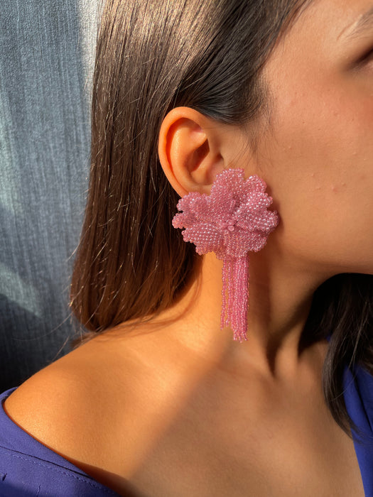 Beaded Bloom Earrings