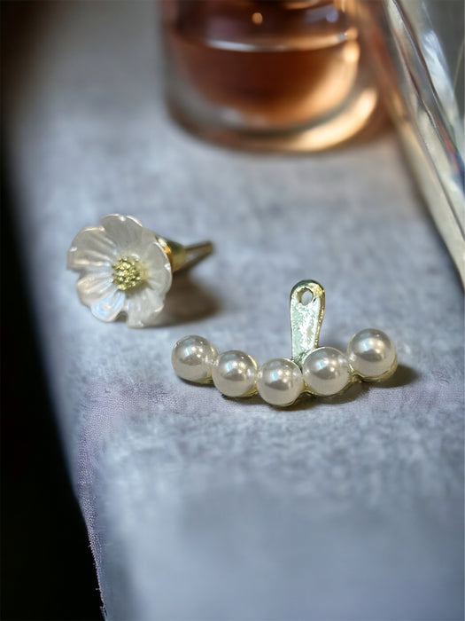 Pearl Petal Bloom Earrings