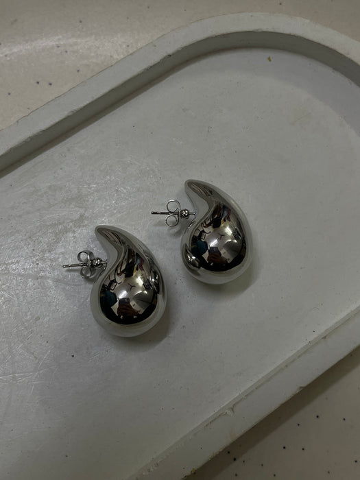 Chunky Silver Earrings