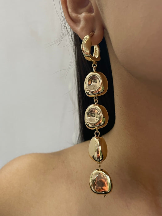 Bold Bronze Dangler Earrings