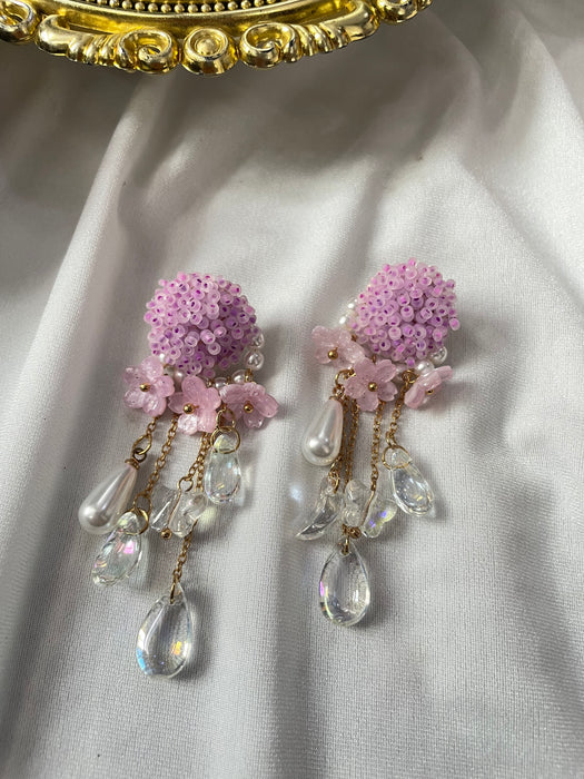 Blooming Crystal Earrings
