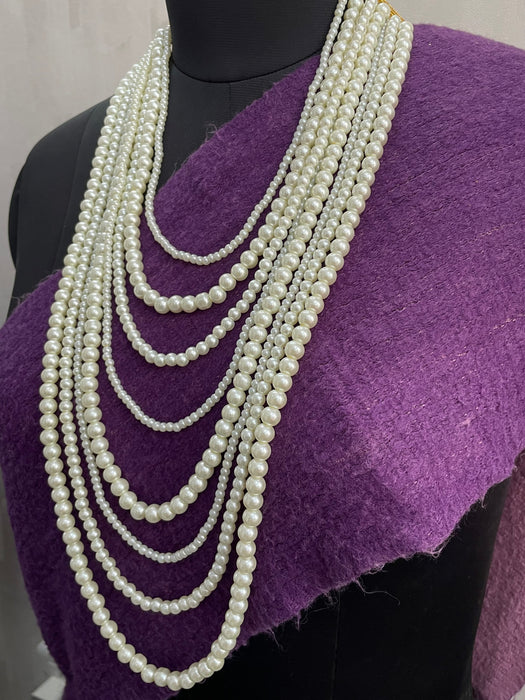 Ambika Layered Pearl Necklace Set