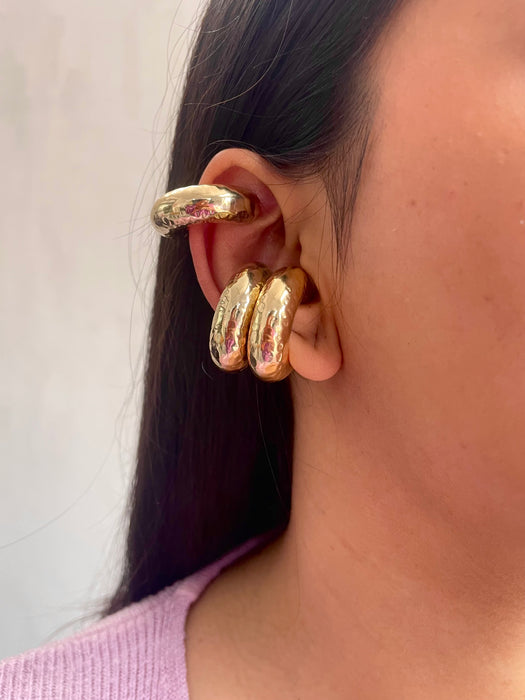 Triple Textured Chunky Earcuff Combo