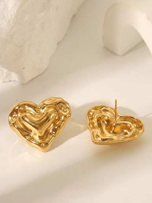 Golden Sweetheart Earrings