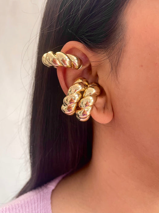 Triple Twisted Chunky Earcuff Combo