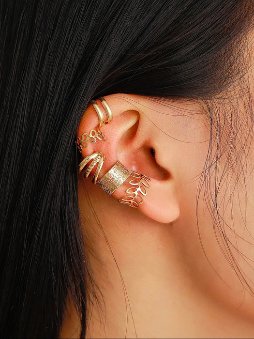 Golden Dreamy Earcuff Combo