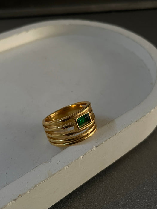 Emerald Gold Ring