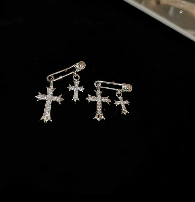 Angelic Cross Earrings