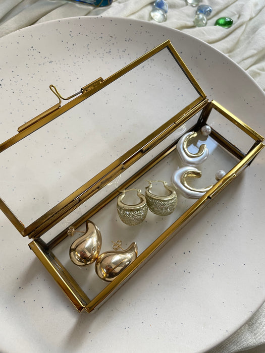Luxe Glass Box -Rectangle