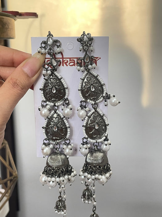 Anarkali Pearl Jhumka