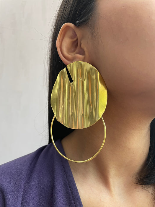 Geometric Royal Statement Earrings