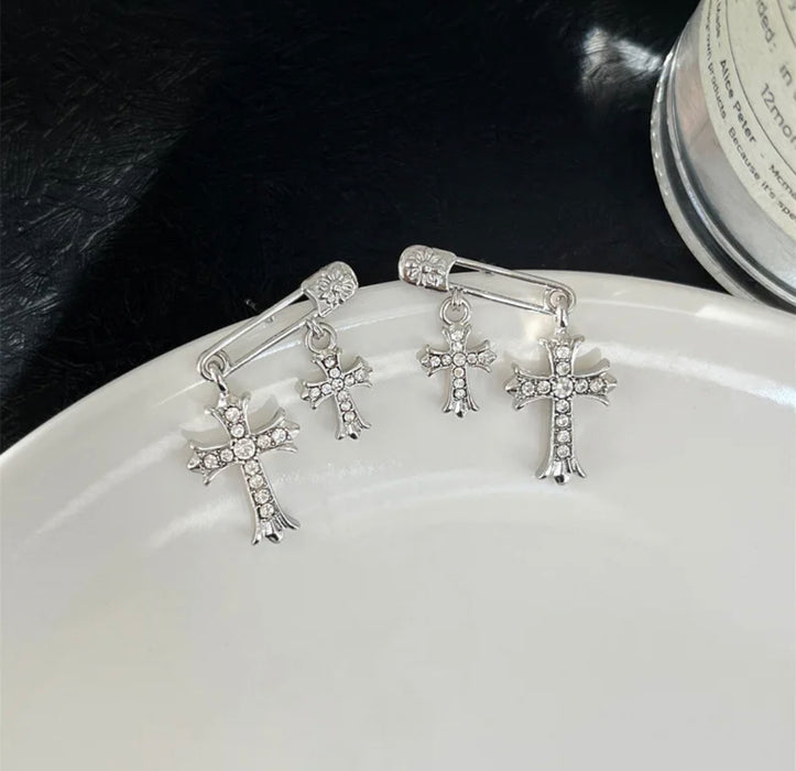 Angelic Cross Earrings