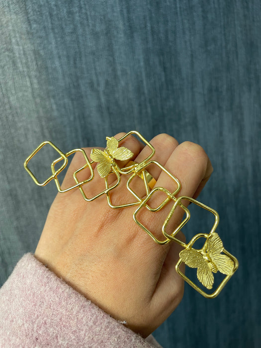Geometric Butterfly Statement Ring