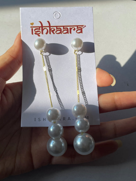 Lustrous Pearl Drop Earrings