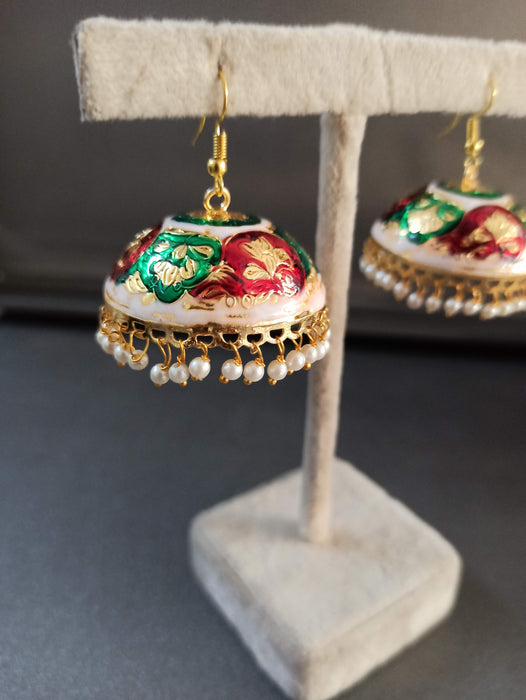 Sanya Handpainted Jhumka