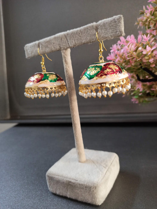 Sanya Handpainted Jhumka