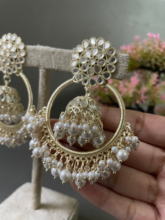 Rajkumari Mirror Jhumka