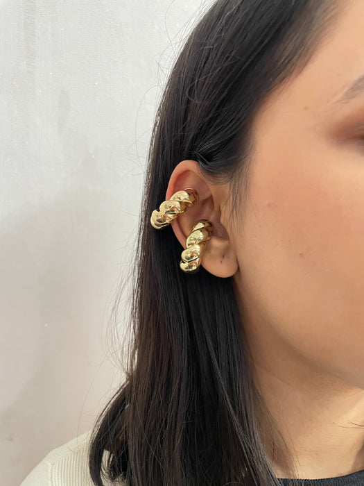 Twisted Duo Chunky Earcuff Combo