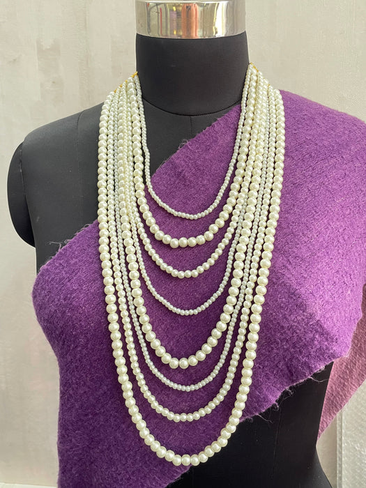 Ambika Layered Pearl Necklace Set