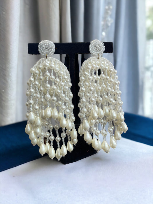 Pearl Waterfall Earrings