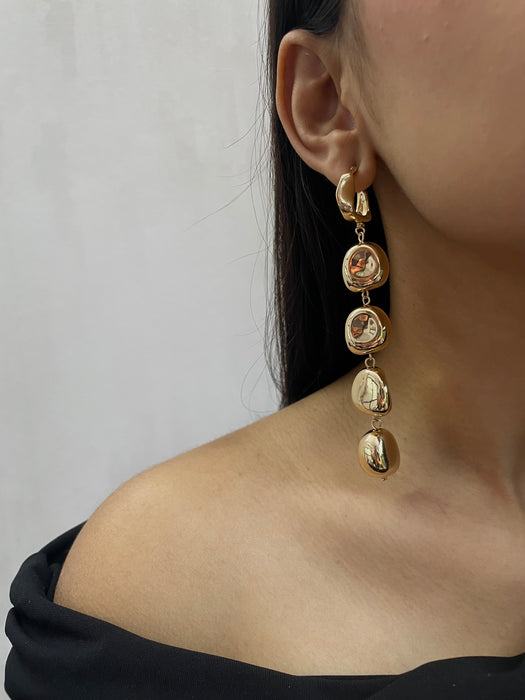 Bold Bronze Dangler Earrings