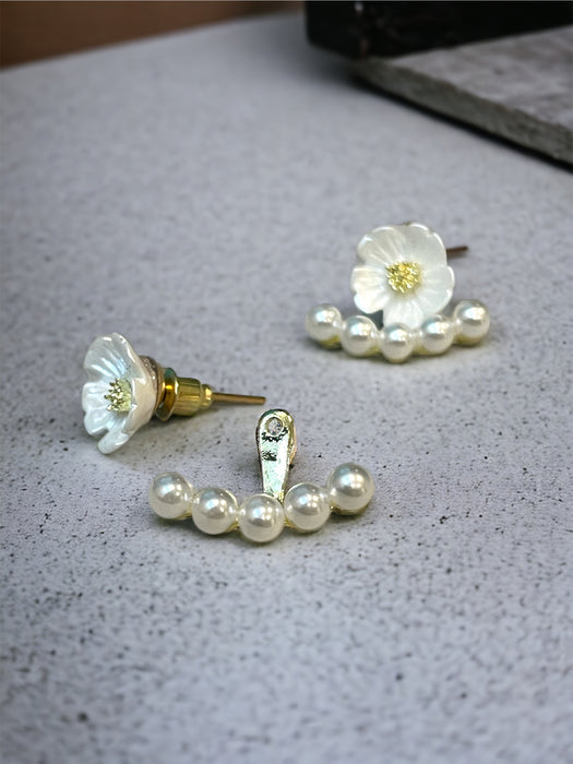 Pearl Petal Bloom Earrings