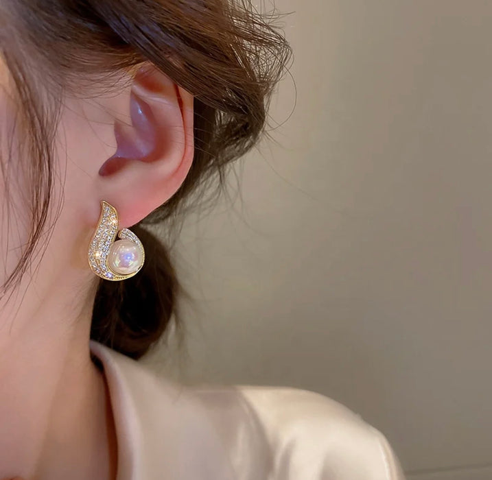 Pearl Whisperer Charm Earrings