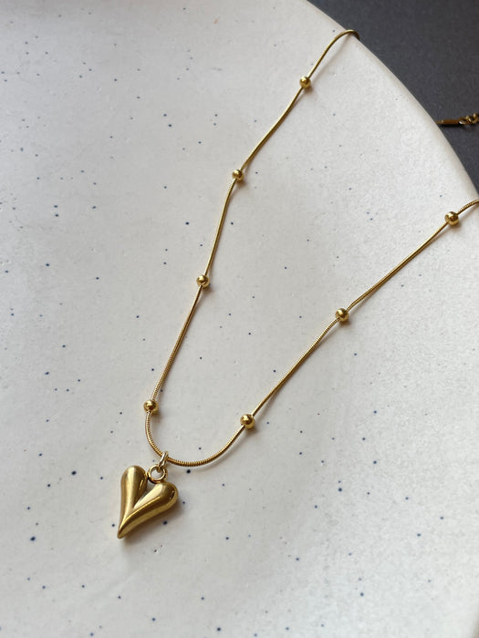 Gold Heart Chain