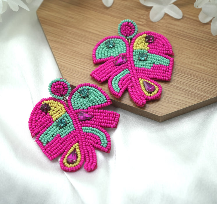 Beachy Leaf Earrings