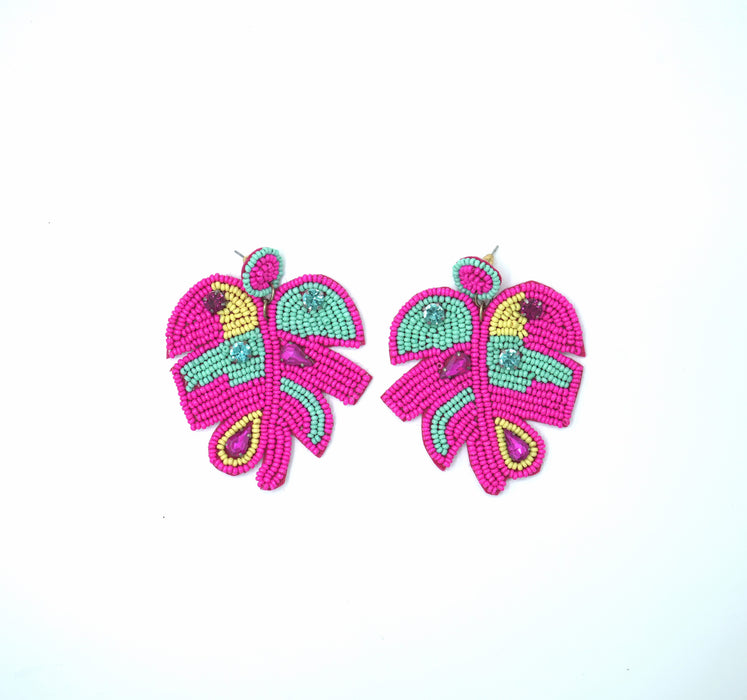 Beachy Leaf Earrings