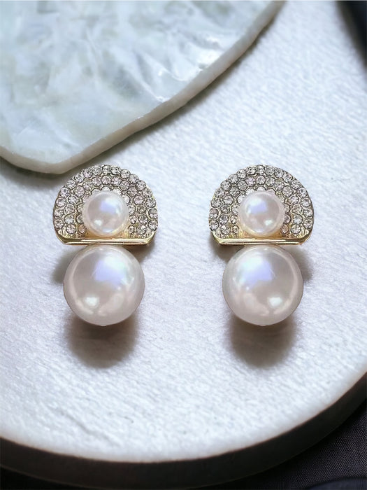 Moonbeam Pearl Drop Earrings