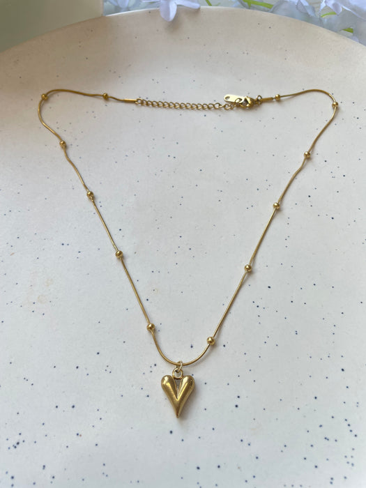 Gold Heart Chain