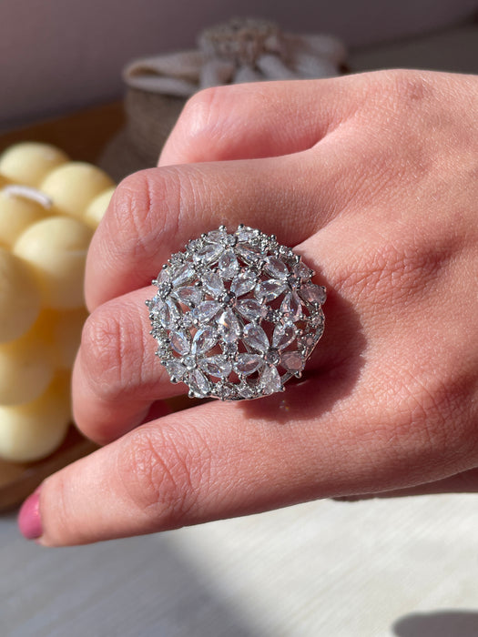 Diamond Bloom AD Ring