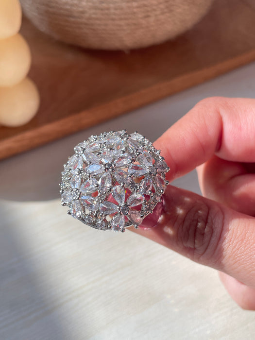 Diamond Bloom AD Ring