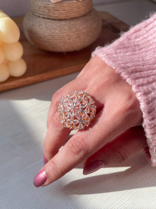 Diamond Bloom AD Ring