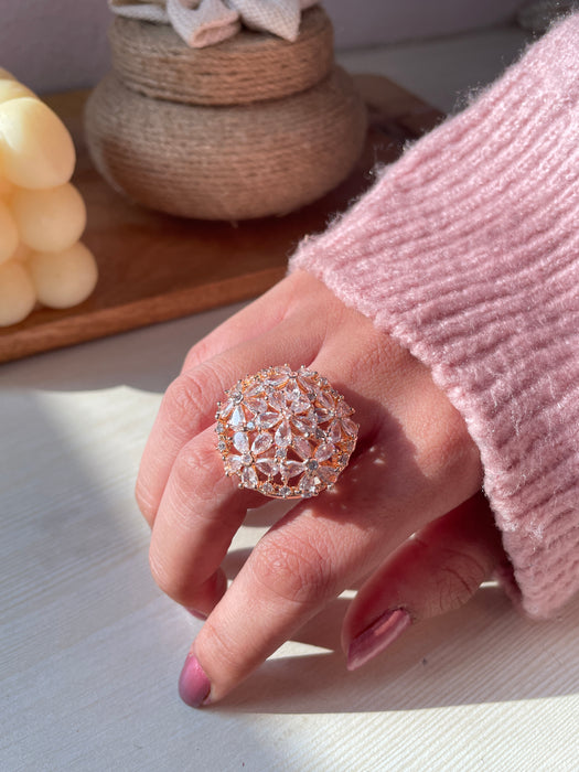 Diamond Bloom AD Ring