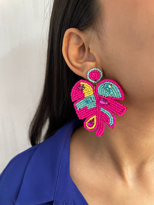 Beachy Leaf Earrings