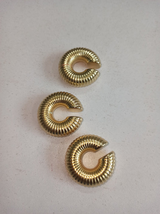 Triple Spiral Chunky Earcuff Combo