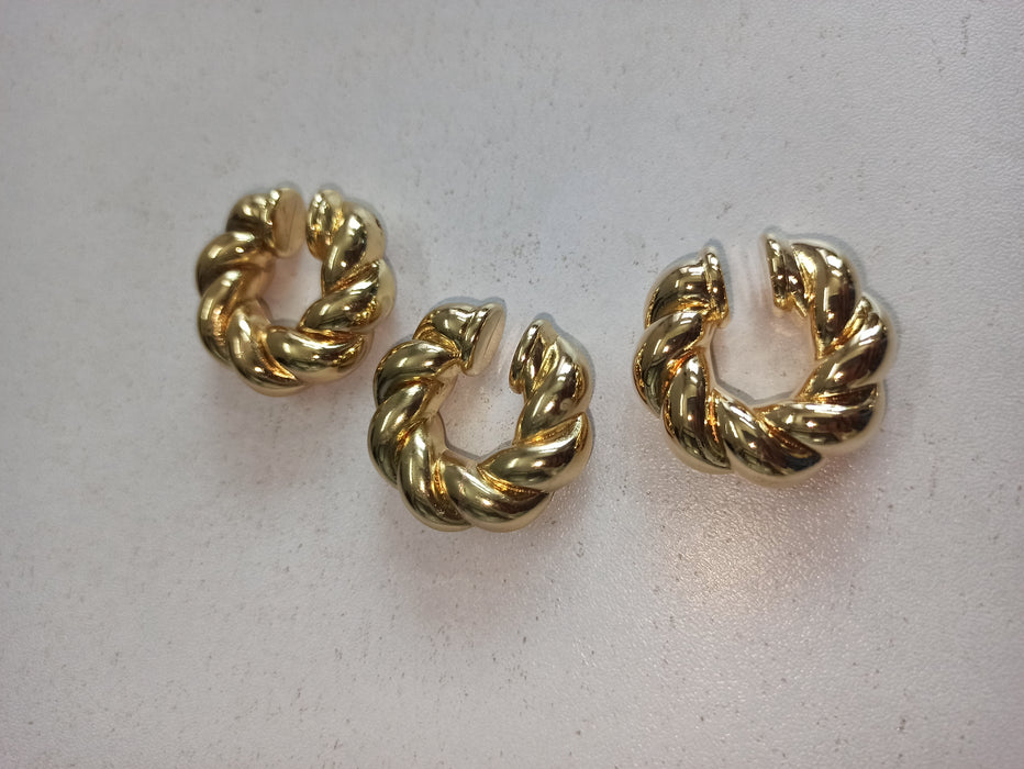 Triple Twisted Chunky Earcuff Combo