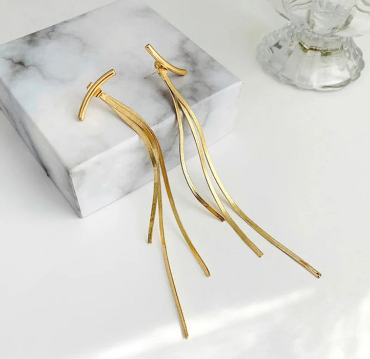 Long Chain Earrings