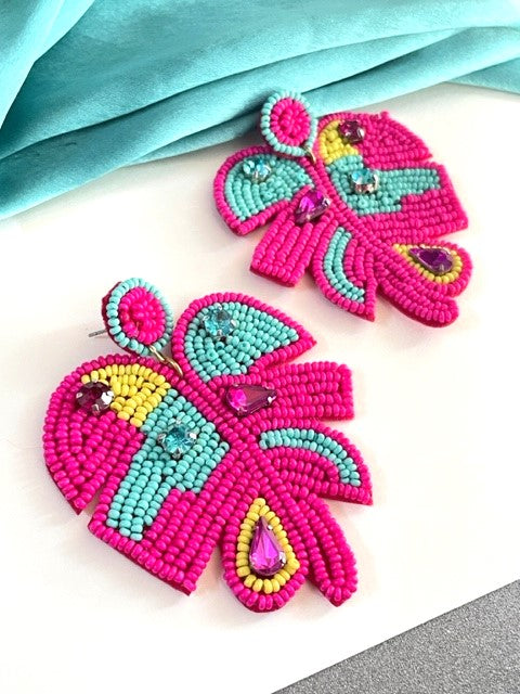 Beachy Leaf Earrings