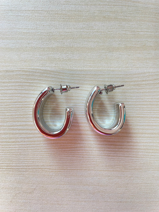 Chunky Oval Hoops