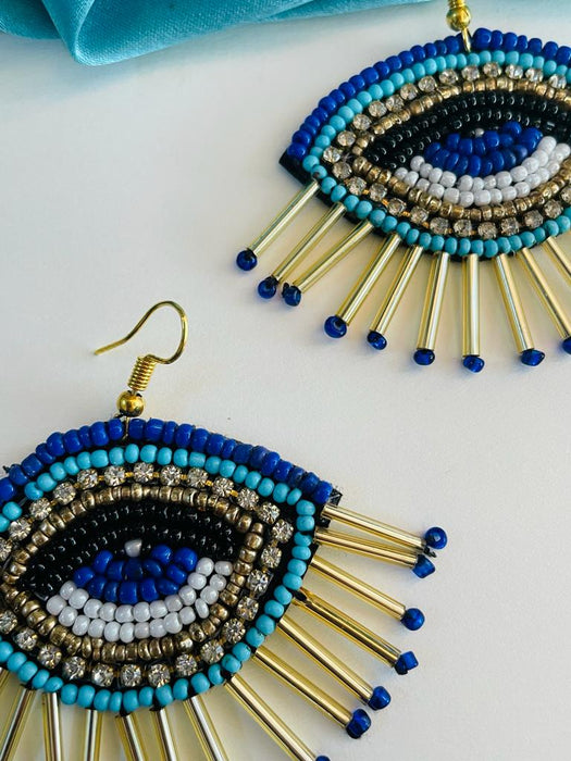 Nazar Drop Earrings