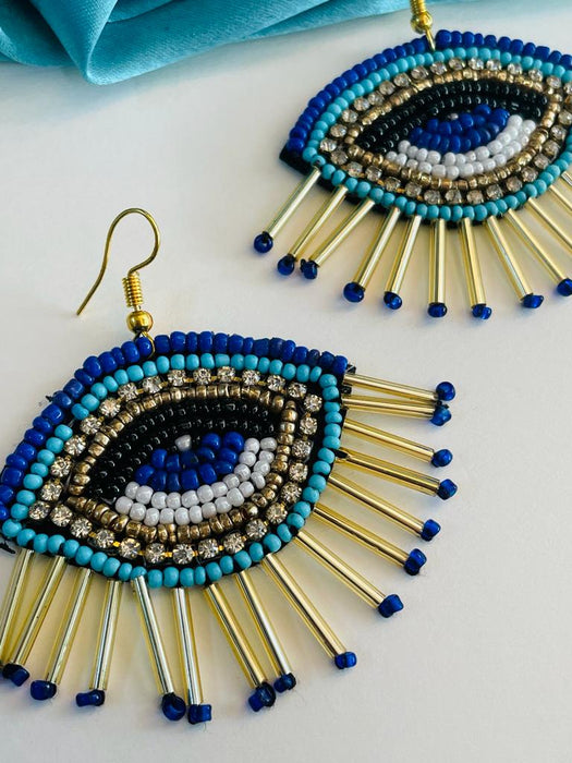 Nazar Drop Earrings