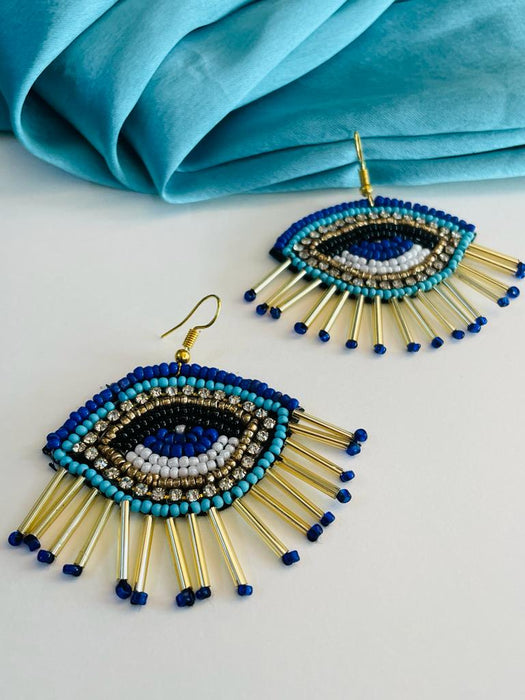 Nazar Drop Earrings