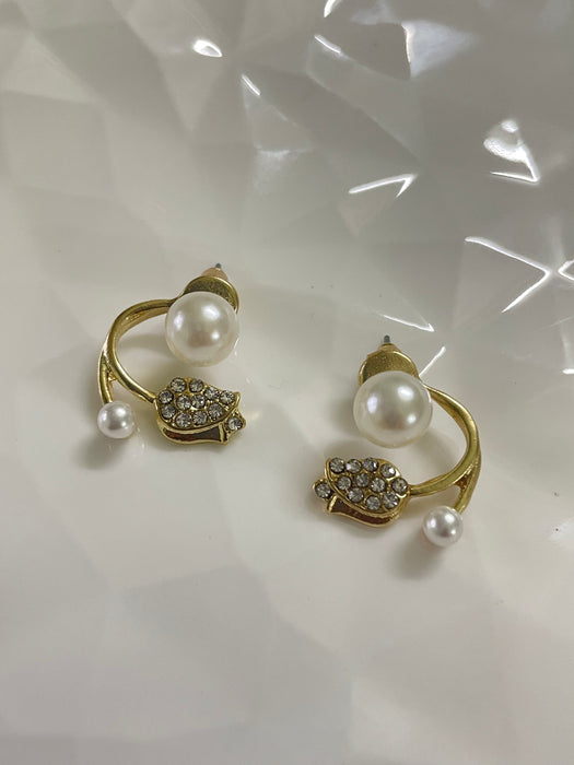 Pearl Tulip Earrings