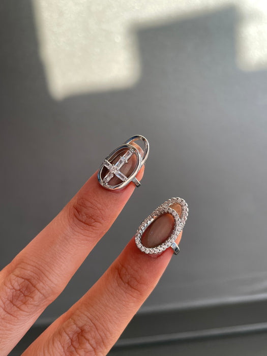 Dazzle Duo Nail Rings